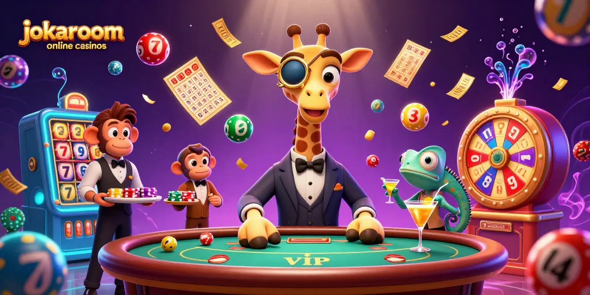 Experience the excitement of jokaroom online casinos with colorful gaming elements and charming characters.