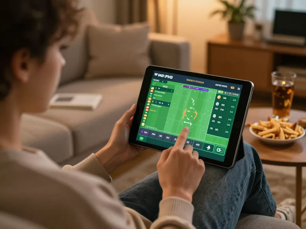 Engaging in online sports betting at nhà cái F168 from the comfort of home.
