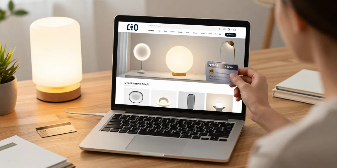 Lustre LED lighting options featured in online shopping experience, showcasing best deals on e-commerce platform.